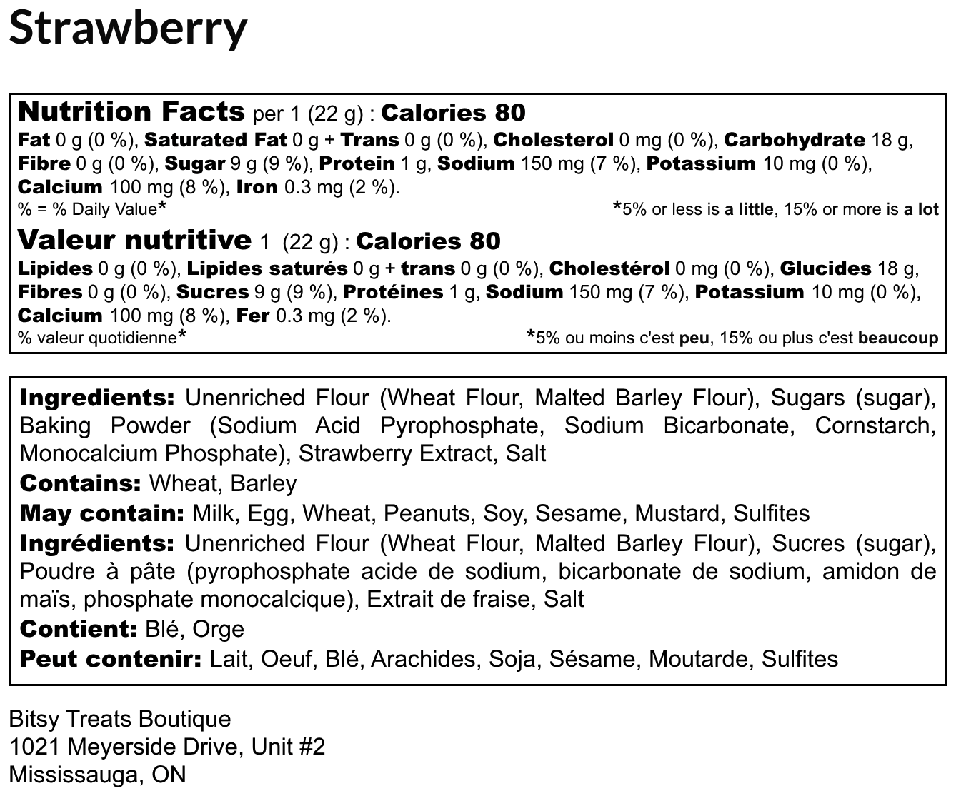 Strawberry Cake Mix